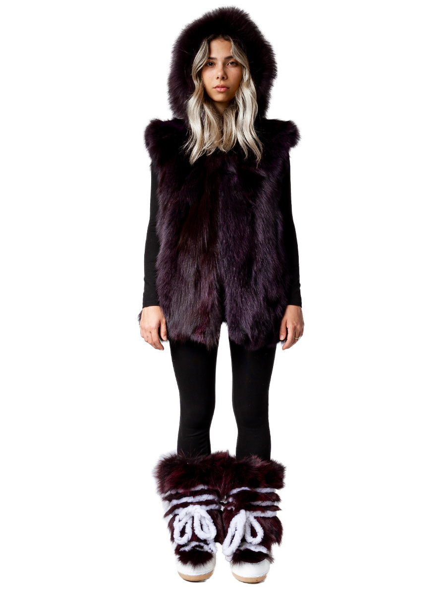 CLAMAR-1958-GILET-PURPLE-FOX